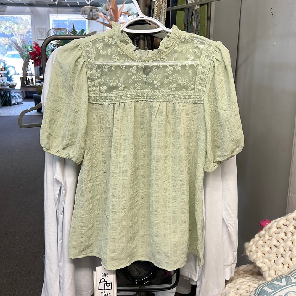 Mine Sage Blouse